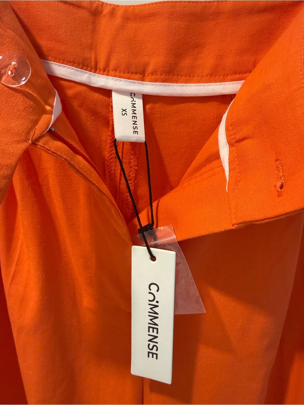 Commense Vibrant Orange Trousers - Picture 3 of 3